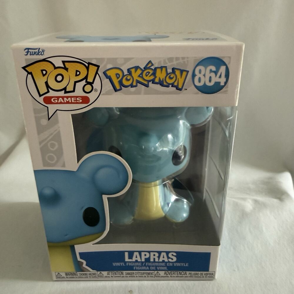 Funko Pop! Vinyl Lapras 864 Pokémon Games Animation Figure NEW 2022
